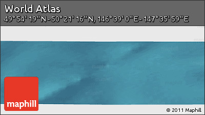 Satellite Panoramic Map of the Area around 50° 7' 47" N, 147° 7' 30" E