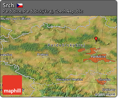 Satellite 3D Map of Srch