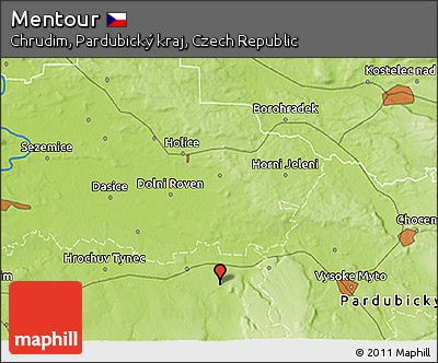 Physical 3D Map of Mentour