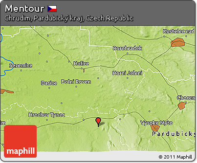 Physical 3D Map of Mentour