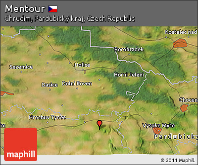 Satellite 3D Map of Mentour