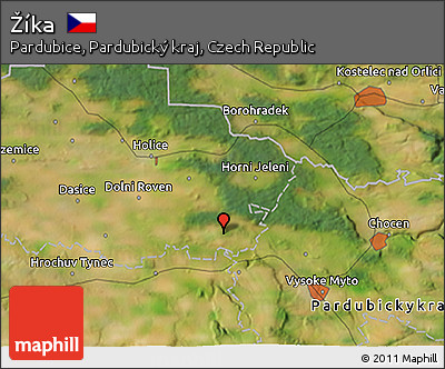 Satellite 3D Map of Žíka