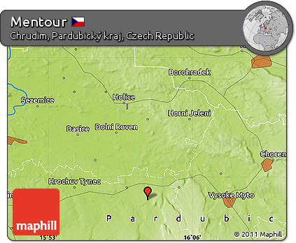 Physical Map of Mentour