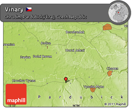 Physical Map of Vinary