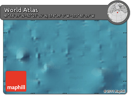 Satellite Map of the Area around 50° 7' 47" N, 174° 10' 30" W