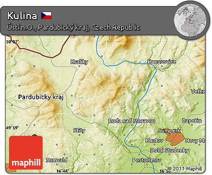 Physical Map of Kulina