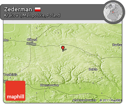 Physical 3D Map of Zederman
