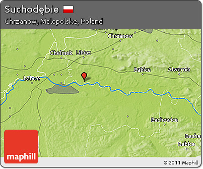 Physical 3D Map of Suchodębie