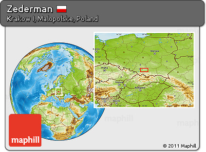 Physical Location Map of Zederman