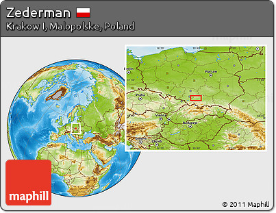 Physical Location Map of Zederman