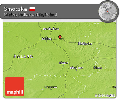 Physical 3D Map of Smoczka
