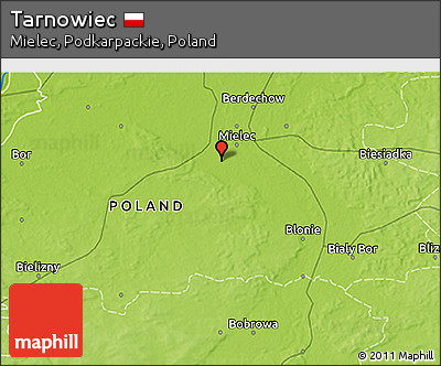 Physical 3D Map of Tarnowiec