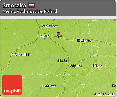 Physical 3D Map of Smoczka