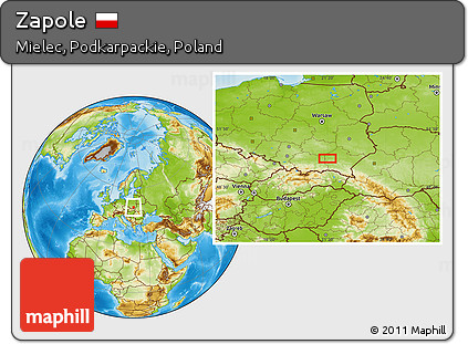 Physical Location Map of Zapole