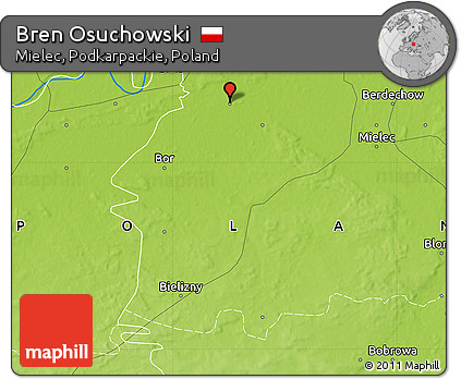 Physical Map of Bren Osuchowski