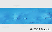 Physical Panoramic Map of the area around 50° 7' 47" N, 23° 43' 30" W
