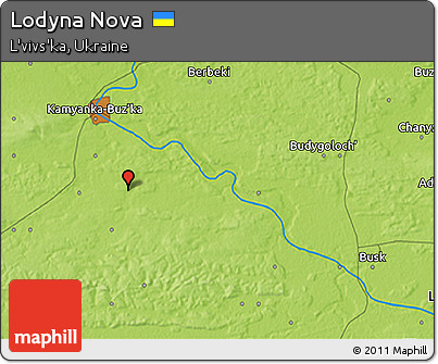 Physical 3D Map of Lodyna Nova