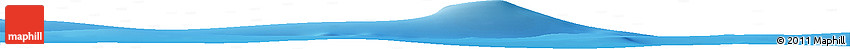 Shaded Relief Horizon Map of the Area around 50° 7' 47" N, 27° 7' 30" W
