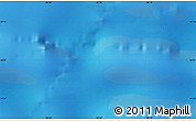 Shaded Relief Map of the area around 50° 7' 47" N, 36° 28' 30" W