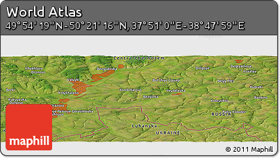 Satellite Panoramic Map of the Area around 50° 7' 47" N, 38° 19' 30" E