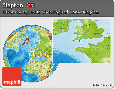 Physical Location Map of Slapton