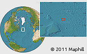 Satellite Location Map of the area around 50° 7' 47" N, 42° 25' 29" W