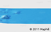 Shaded Relief Panoramic Map of the area around 50° 7' 47" N, 44° 58' 30" W