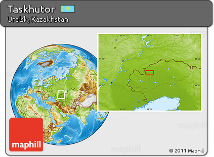 Physical Location Map of Taskhutor