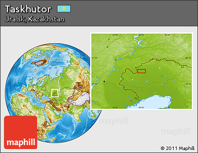 Physical Location Map of Taskhutor