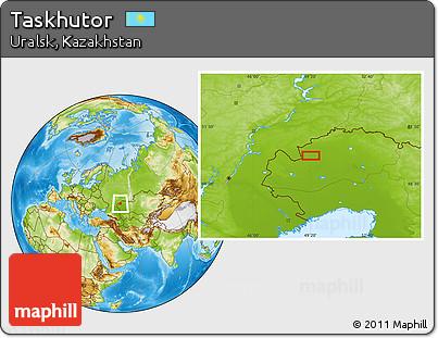 Physical Location Map of Taskhutor