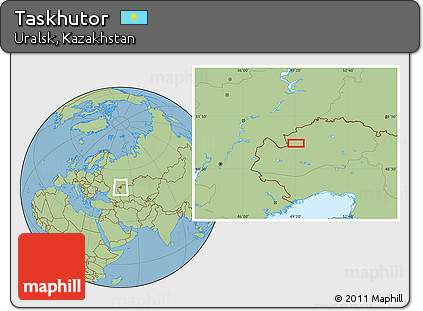 Savanna Style Location Map of Taskhutor