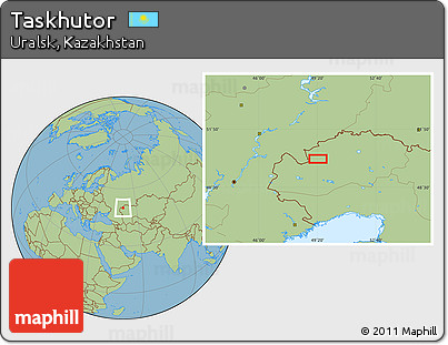 Savanna Style Location Map of Taskhutor