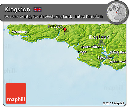 Physical 3D Map of Kingston