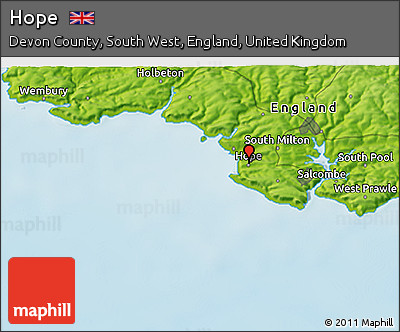 Physical 3D Map of Hope