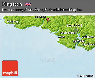 Physical 3D Map of Kingston
