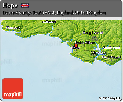 Physical 3D Map of Hope