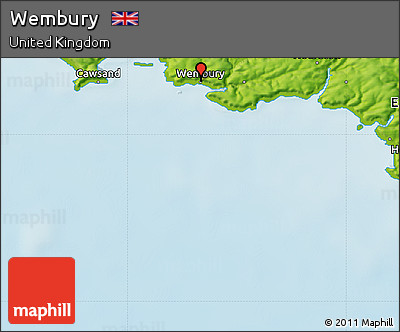 Physical Map of Wembury