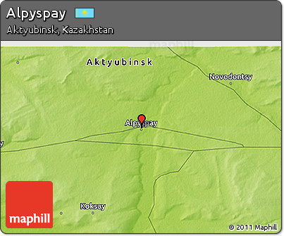 Physical 3D Map of Alpyspay