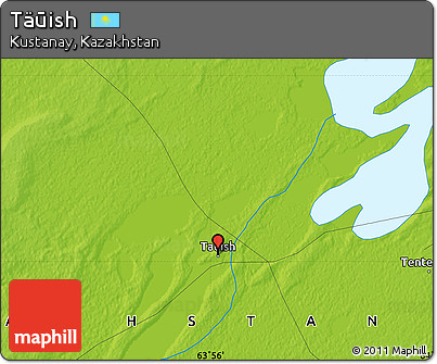 Physical Map of Täūish