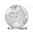 Outline Map of the Area around 50° 7' 47" N, 63° 49' 30" E, rectangular outline