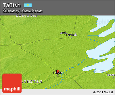 Physical Panoramic Map of Täūish