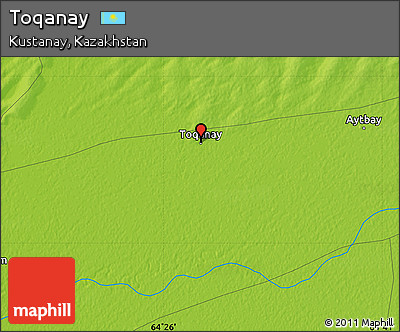 Physical Map of Toqanay