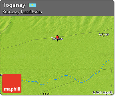 Physical Map of Toqanay