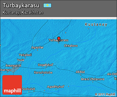 Political 3D Map of Turbaykarasu