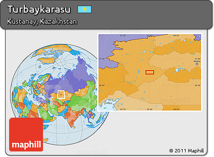 Political Location Map of Turbaykarasu