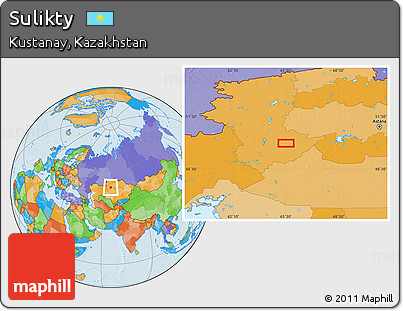 Political Location Map of Sulikty