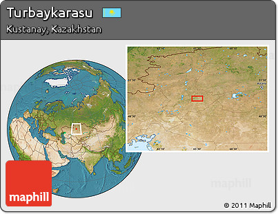 Satellite Location Map of Turbaykarasu