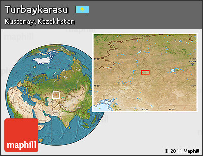 Satellite Location Map of Turbaykarasu