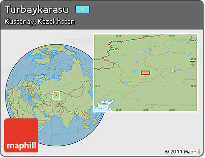 Savanna Style Location Map of Turbaykarasu