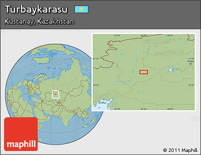Savanna Style Location Map of Turbaykarasu